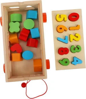 1 Set Wooden Geometric Matching for Easy to Grasp Promotes Shape Recognition and Operational Skills for Years Old