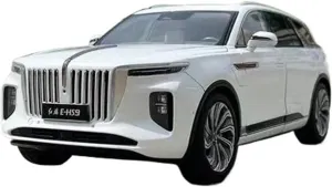 1:18 for HONGQI E-HS9 Alloy Car Model Simulation Collection Ornament Mini Simulation Toys(White)