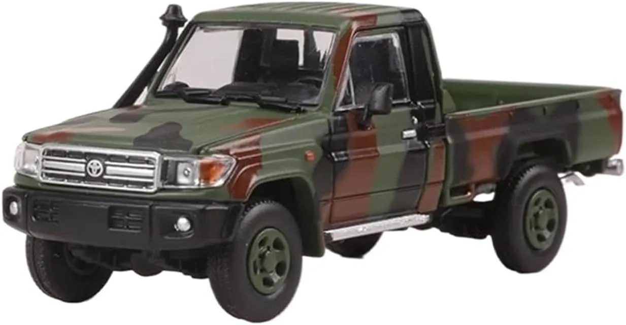 1:64 for LC79 War Pickup Alloy Car Model for Collection Memorial Mini Simulation Toys(Yellow)