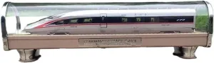1:87 for China's High-Speed Train Fuxing 350KM/H Standard EMU Model Simulation Collection Ornament Mini Simulation Toys