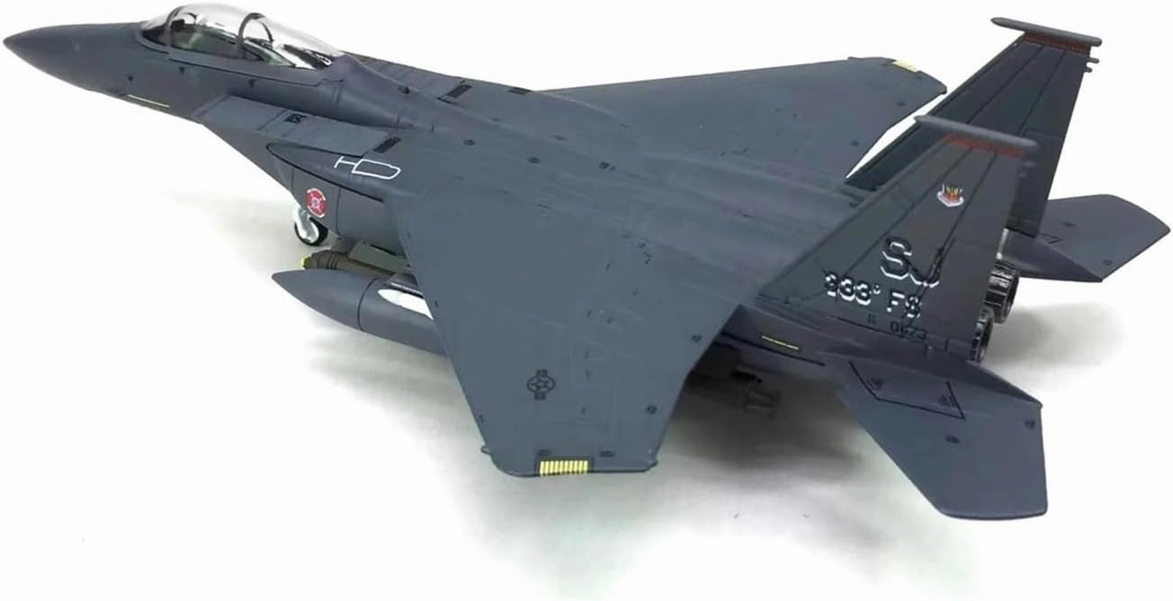 1/100 Scale for Army F-15E Strike Eagle Fighter-Bomber Airplane Toy Diecast Metal Assembled Plane Aircraft Model Toy