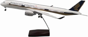 1:142 Scale for Singapore Model Aircraft A350 Airbus LED with LED Light Touch Or Sound Control Collection Or Show(with lamp)