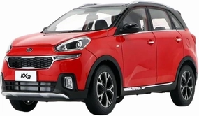 1:18 for KIA KX3 Alloy Car Model Artwork Souvenir for Collection and Display Mini Simulation Toys(Red)