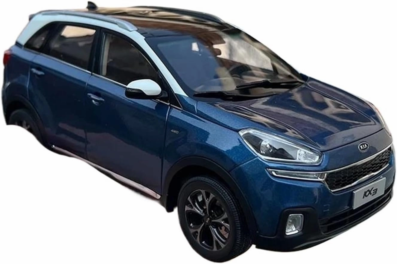 1:18 for KIA KX3 Alloy Car Model Artwork Souvenir for Collection and Display Mini Simulation Toys(Red)
