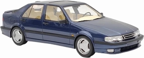 1:18 for Saab 9000 Aero CS Blue Resin Car Model Collectible Ornaments Decorative Souvenirs Mini Simulation Toys