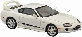 1:64 for Toyota Supra RZ White Alloy Car Model Home Decoration Metal Ornaments Mini Simulation Toys