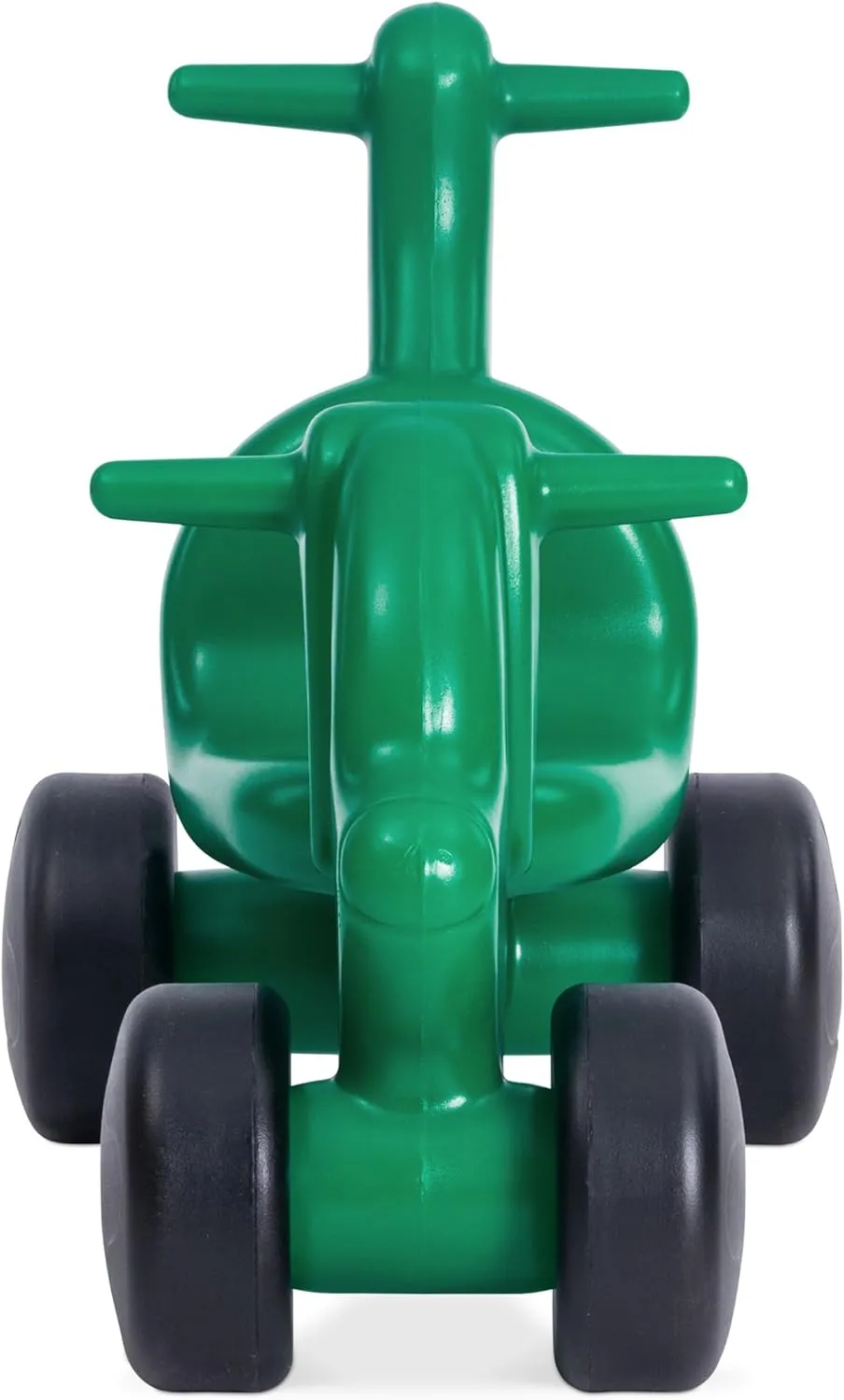 2-in-1 Puppy Push & Ride-on Toy, Indoor & Outdoor Use, Low Profile Seat, Recommended for Children up to 50lbs, Durable Construction, Made in The USA (Green)