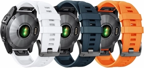 22mm Band for Fenix 7/Fenix 6/Fenix 5 Quickfit Watch Band Fenix 5 Plus Silicone Wristband Fenix 6 pro Sports Smartwatch Band
