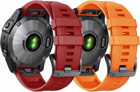 22mm Band for Fenix 7/Fenix 6/Fenix 5 Quickfit Watch Band Fenix 5 Plus Silicone Wristband Fenix 6 pro Sports Smartwatch Band