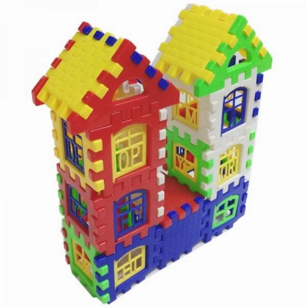24pcs Baby Bricks House Building Blocks Construction Toy Kids Brain Game Learning Educational Toys