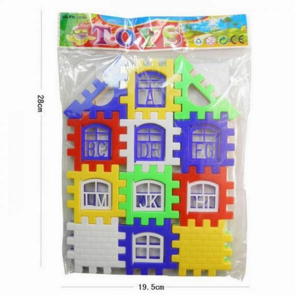 24pcs Baby Bricks House Building Blocks Construction Toy Kids Brain Game Learning Educational Toys