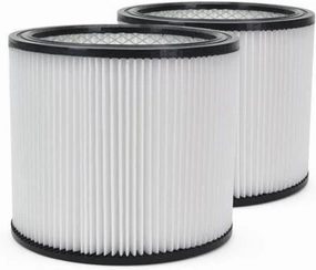 2 Pack Replacement Filter Compatible with Shop Vac 90304 90333 90350, Reusable and Washable Cartridge Filters Fits Most 5 Gallon and above Wet/Dry Vacuums