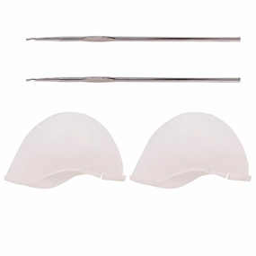 2 Set Silicone Highlighter Cap barber highlight cap frosting coloring hat reusable dyeing hair cap silicone hair highlighting cap salon hair cap dyeing color cap white cap