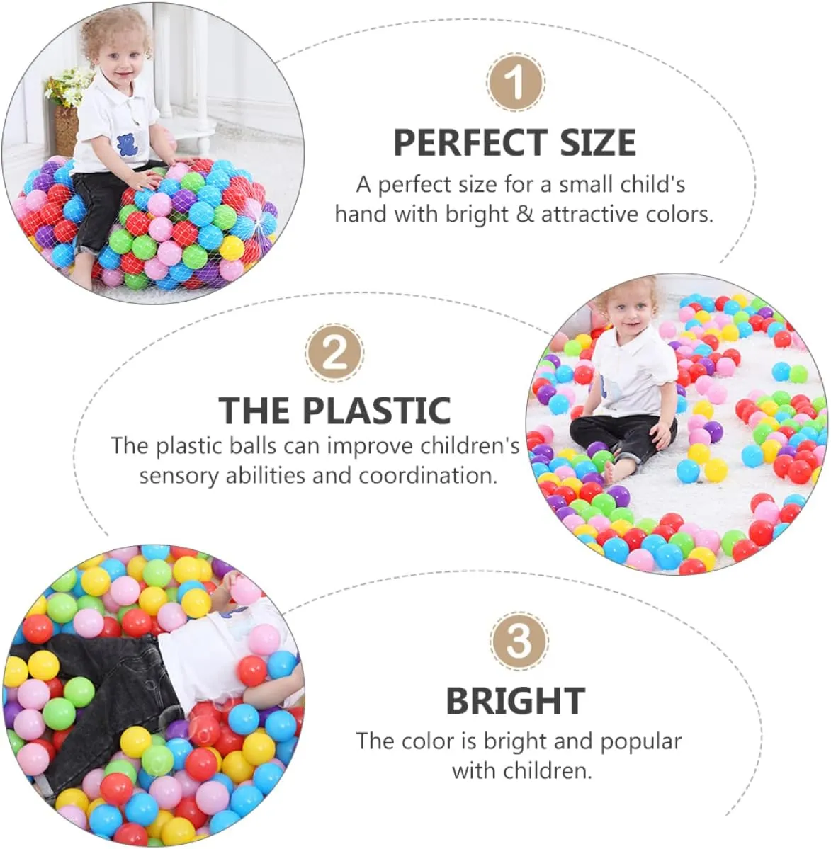2sets Educational Ocean Ball Set Toddler Mini Play Balls for Kids Pool Toy Pit for Babies Safe Plastic Toys 50pcs*2