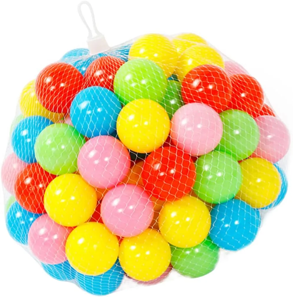 2sets Educational Ocean Ball Set Toddler Mini Play Balls for Kids Pool Toy Pit for Babies Safe Plastic Toys 50pcs*2