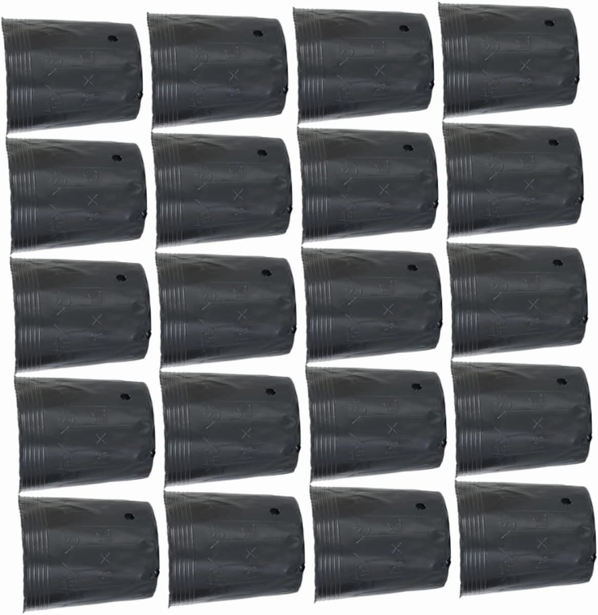 300Pcs Plastic Nursery Pots Bowls for Garden Flowers and Succulents Lightweight Reusable Planters for and Transplanting