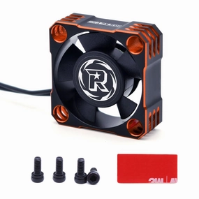 30mm ESC Cooling Fan, 28000RPM RC ESC HeatSink for Turbo ESC with XH Connect for 1/12 1/10 1/8 RC Car ESC (Orange &Black)