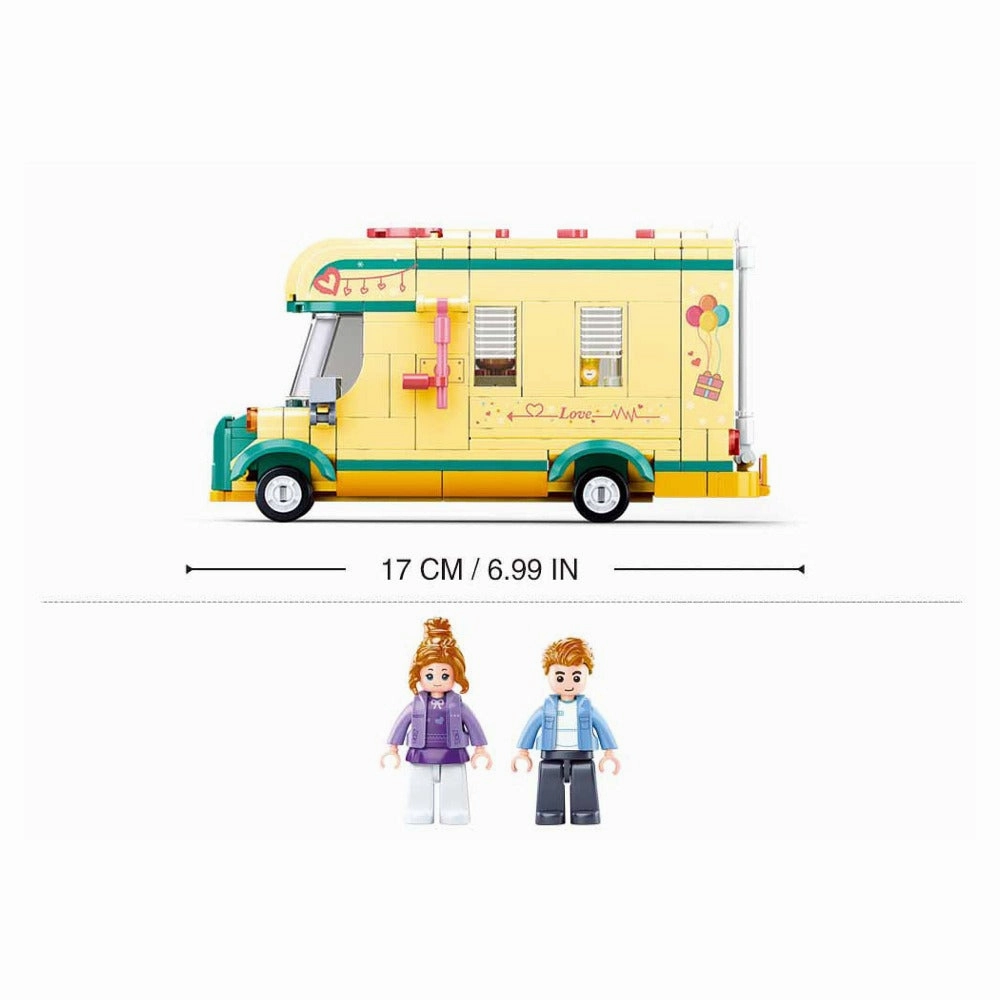 314 Pieces- Happy Diary Camper Building Blocks Set (6-8 Years)