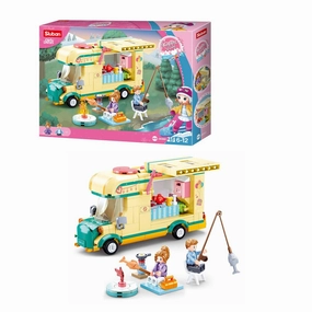 314 Pieces- Happy Diary Camper Building Blocks Set (6-8 Years)