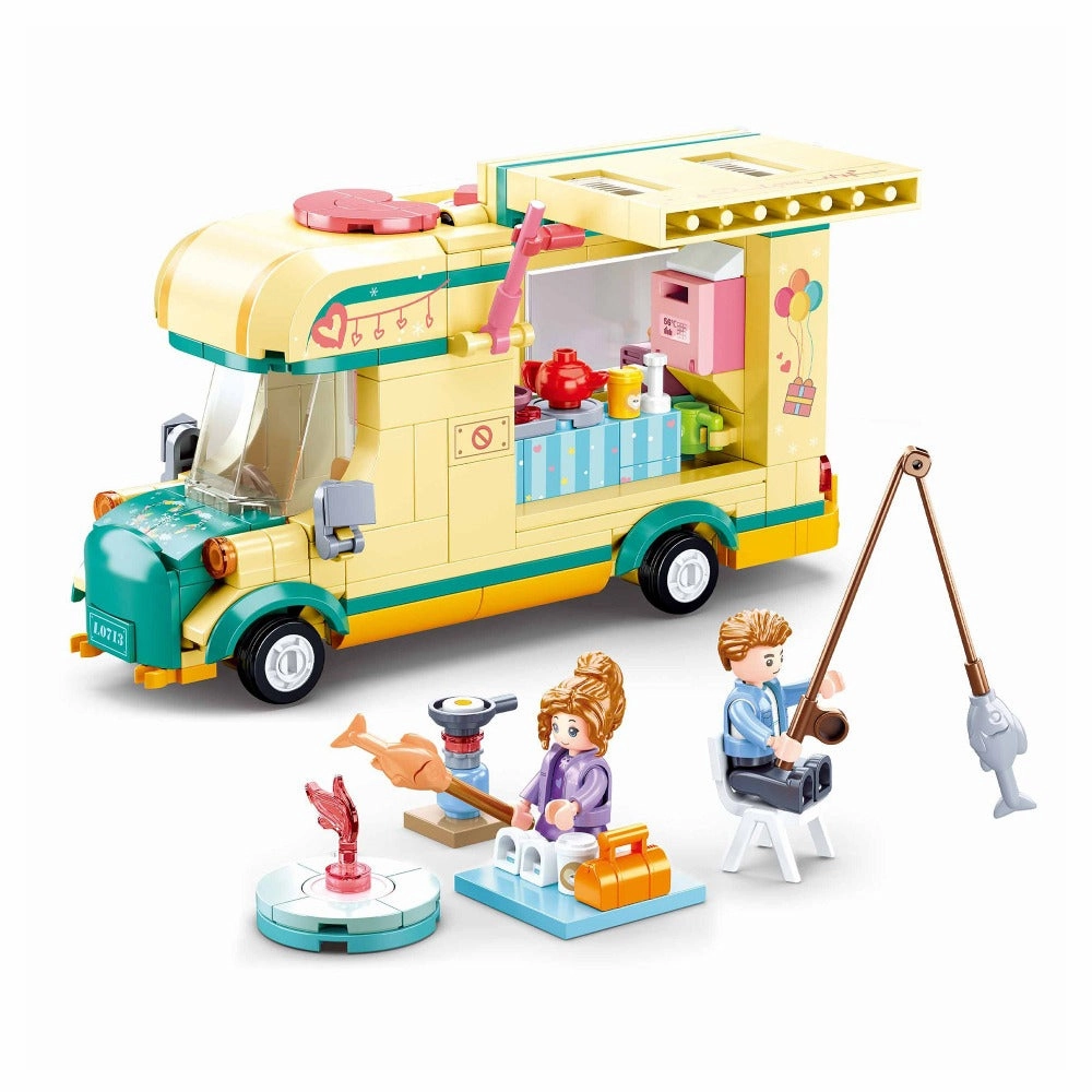 314 Pieces- Happy Diary Camper Building Blocks Set (6-8 Years)
