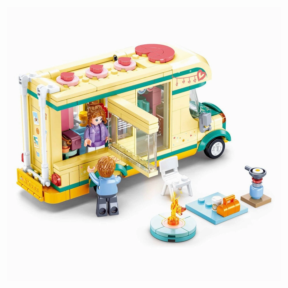 314 Pieces- Happy Diary Camper Building Blocks Set (6-8 Years)