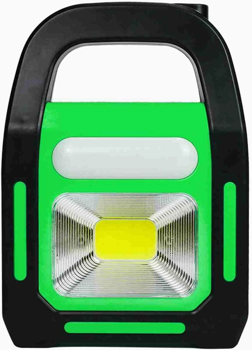 3 in 1 Solar USB Camping Lantern, Emergency Flashlight Charging for Device (Green)