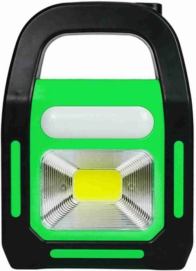 3 in 1 Solar USB Camping Lantern, Emergency Flashlight Charging for Device (Green)