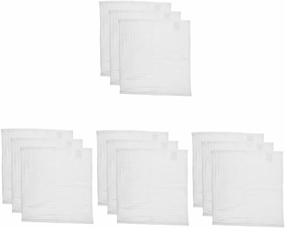 4sets Luxury Face Washcloths Soft Cotton Square Towels Gentle Cleansing for Sensitive Skin 3pcs*4