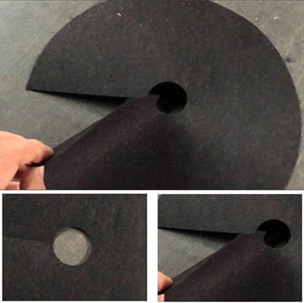 5pcs Garden Tree Plant Cover, Protection Weed Mats Cloth Ecological Weeding Control Mulch Barrier Flower Pot Gardening Tools(42cm)