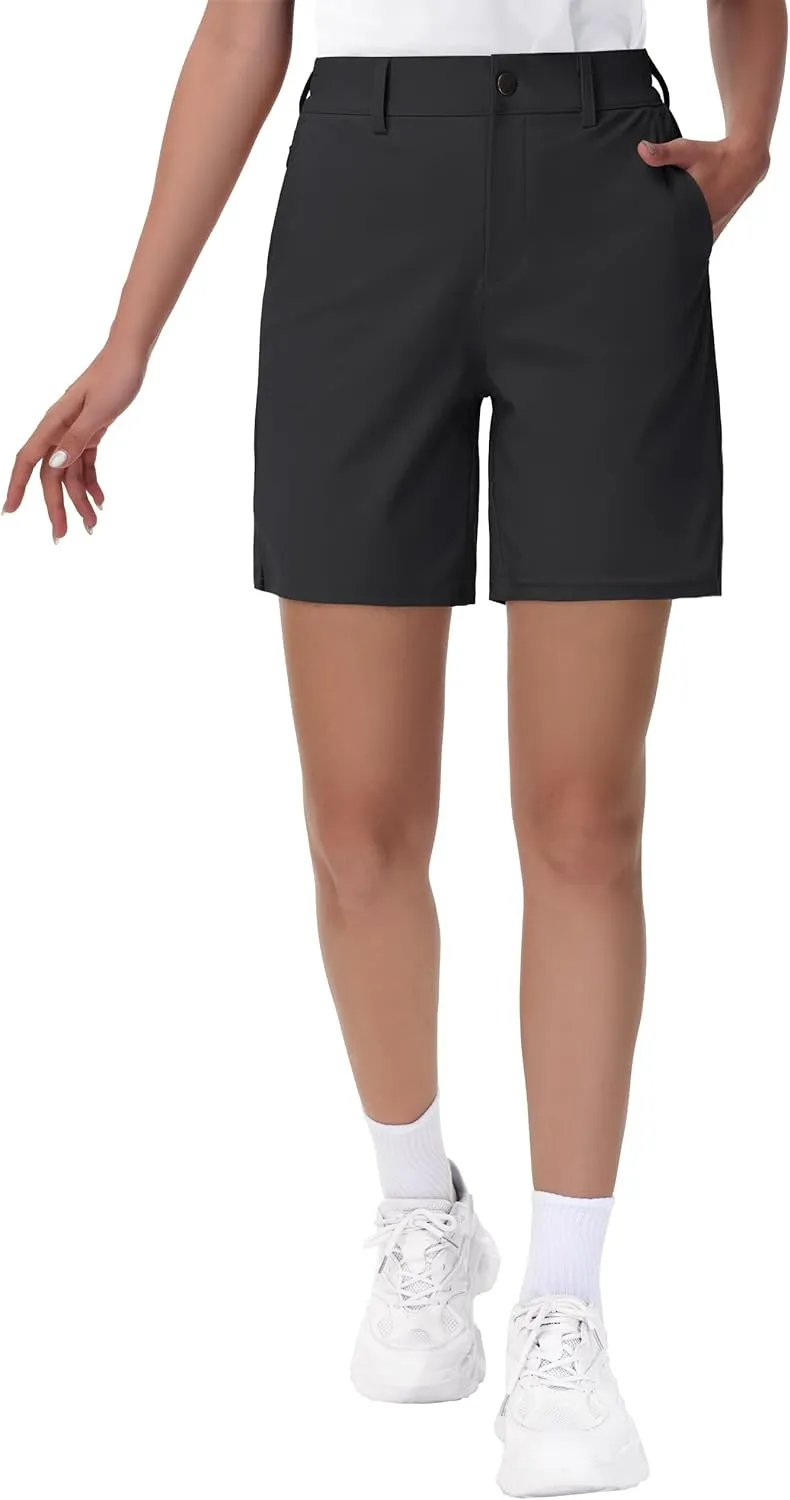 5"/7" Womens Golf Shorts Stretch Quick Dry Lightweight Comfy Short for Women Summer Casual Athletic Hiking Travel