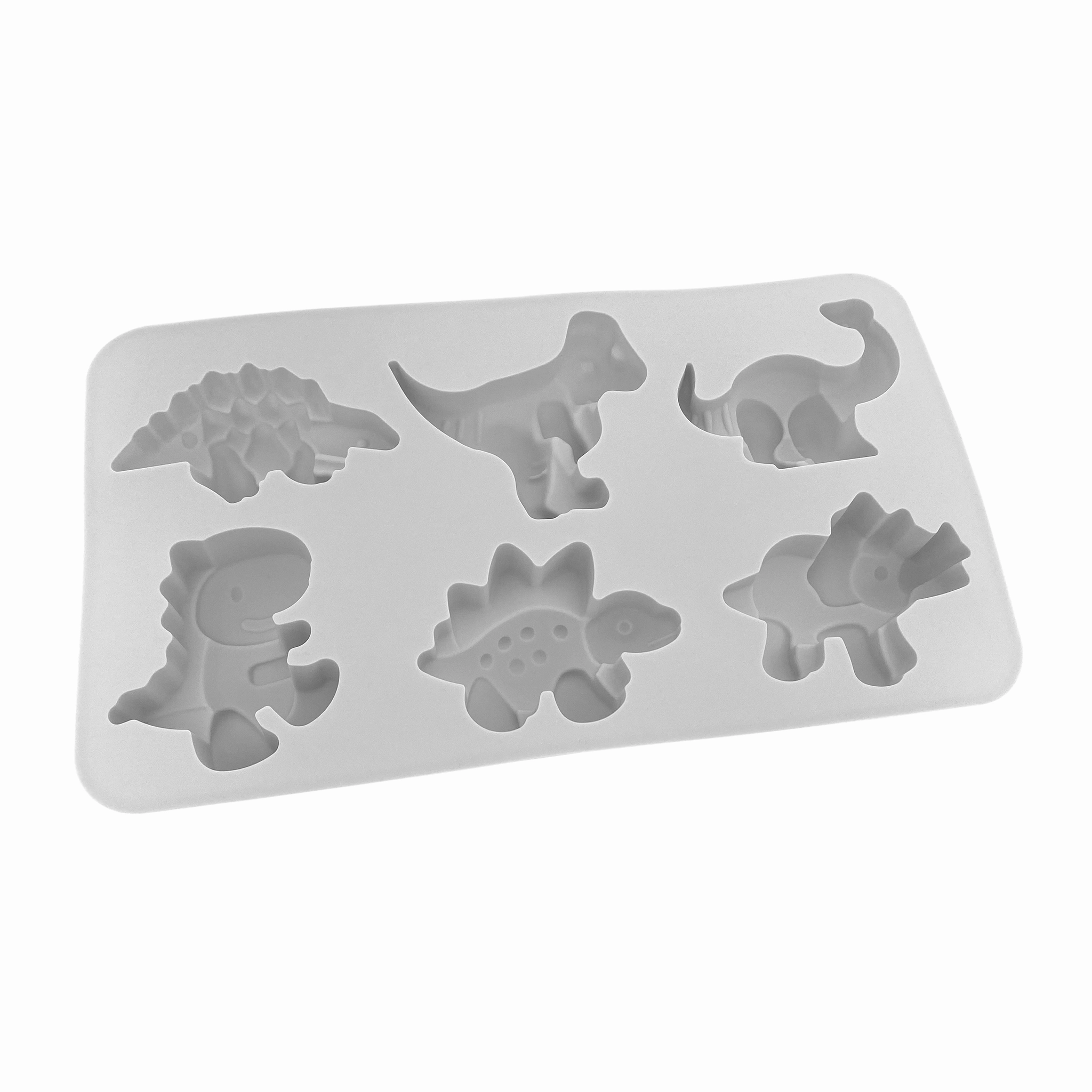 6 Cavities Large Dinosaur Silicone Mold