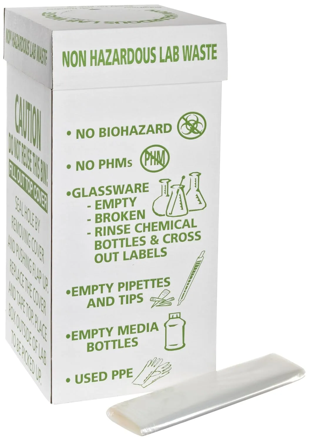 797055 Floor Model Non-Hazardous Lab Waste/Disposal Bin (Case of 6)