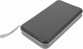 80 Capacity Cd Carrying Case Holder Bag for Car Home Travel Cinema Cd Organizers