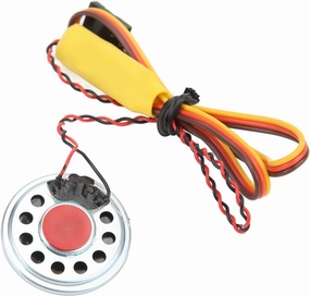90dB RC Car Mini Siren Horn Speaker Universal RC Car Sound Simulator Manual/Remote Control Accessory for 1/8 1/10 RC Vehicles