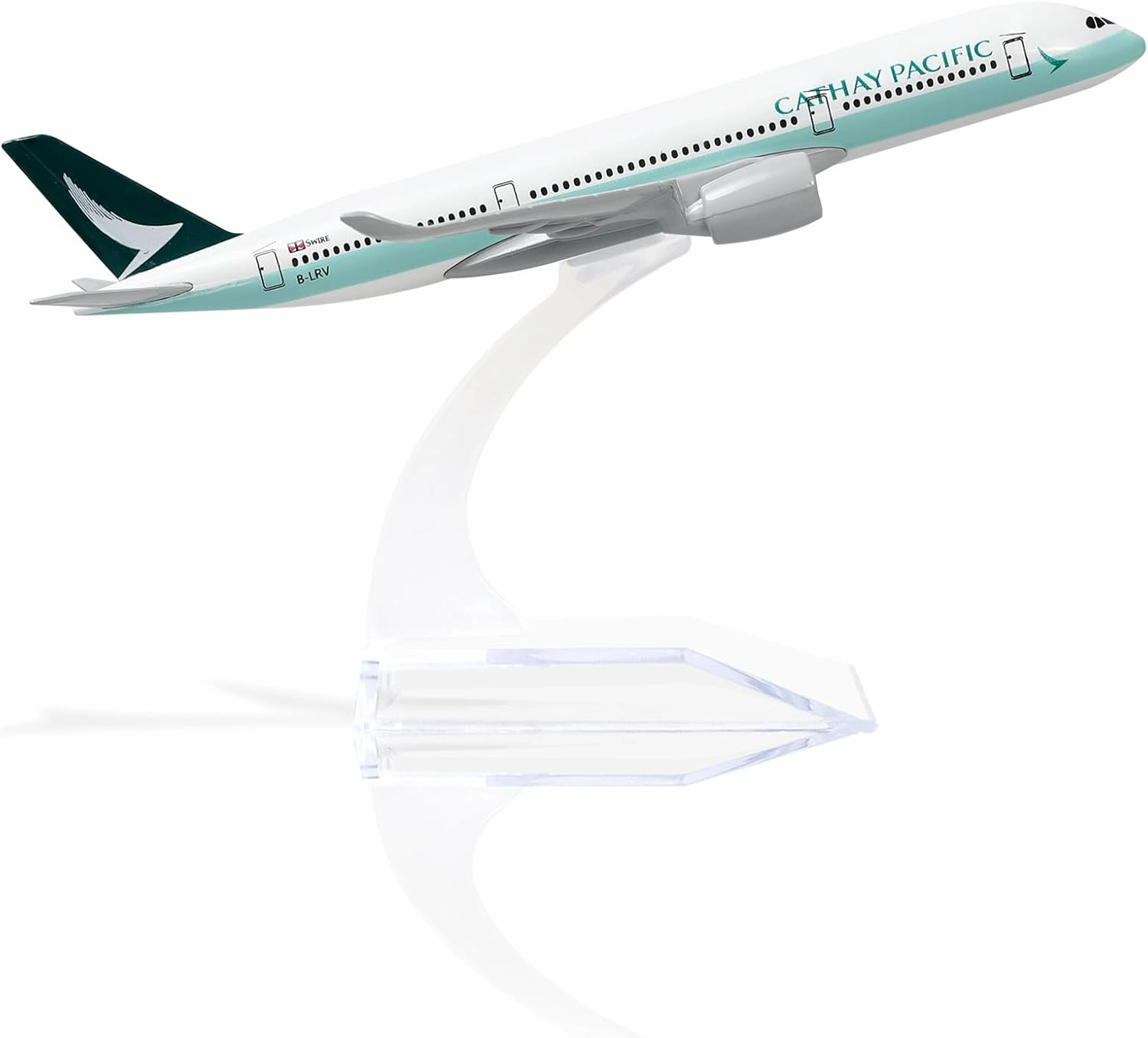 A350 Cathay Pacific 1/400 Die-cast Metal Airplane Model with Stand (5.7 inches) -a350 China Airlines Alloy Model Airplane for Aviation Enthusiast Gift, Desktop Display Decorations