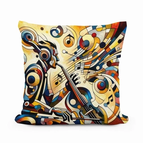 Abstract Rhythms Cotton Cushion