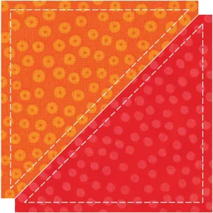 Accuquilt GO! Half Square Triangle-4 1/2 Finished Square Die