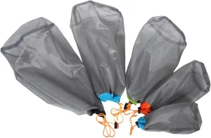 Adventure Bag Set Compression Sack Mesh Laundry Bag Backpack Storage for Hiking Trips