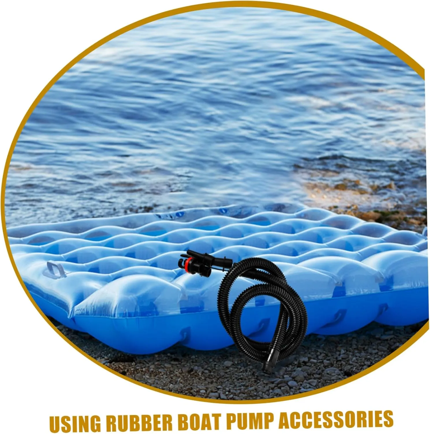 Air Pump Accessories Kayak Inflator Extension Hose Kayak Air Hose Plastic Hose with Adapter Air Pump