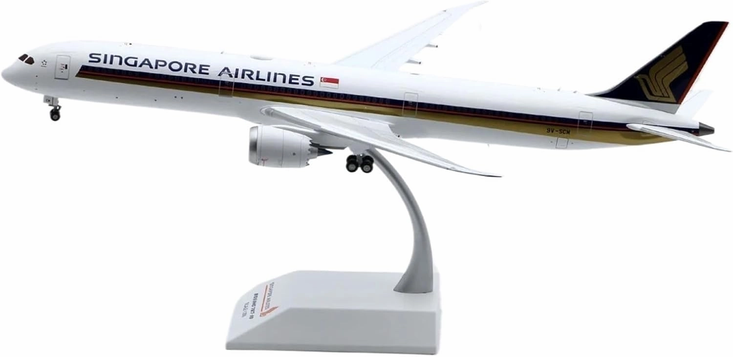 Alloy Collectible Plane :200 for Singapore Air StarAlliance: Boeing B787-10 Diecast Aircraft Model 9V-SCM Miniatures Set