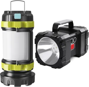 AlpsWolf Rechargeable Flashlight with Camping Lantern Rechargeable