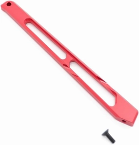 Aluminum Alloy Chassis Rear Support Bracket Mount RC Parts for 1/8 ARRMA KRATON 6S RC Car, Red
