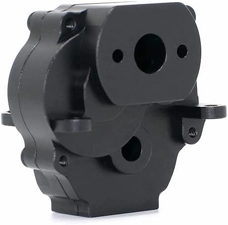Aluminum Alloy Gearbox Wave Box Gear Box Shell RC Parts for Traxxas 1/18 TRX-4M TRX4M RC Crawler Car (Black)