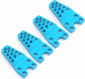 Aluminum Alloy Shocks Height Angle Adjustment Bracket Mount Support RC Parts for 1/10 SCX10 D90 RC Crawler Car, Blue