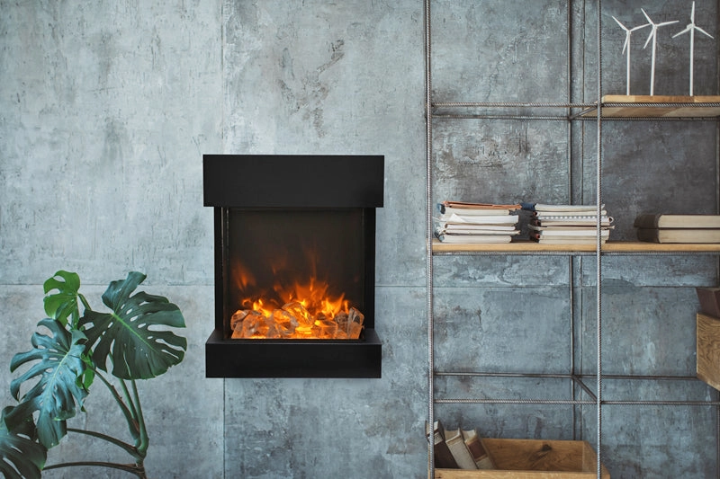 Amantii CUBE-2025WM Tru-View Smart 3-sided electric fireplace