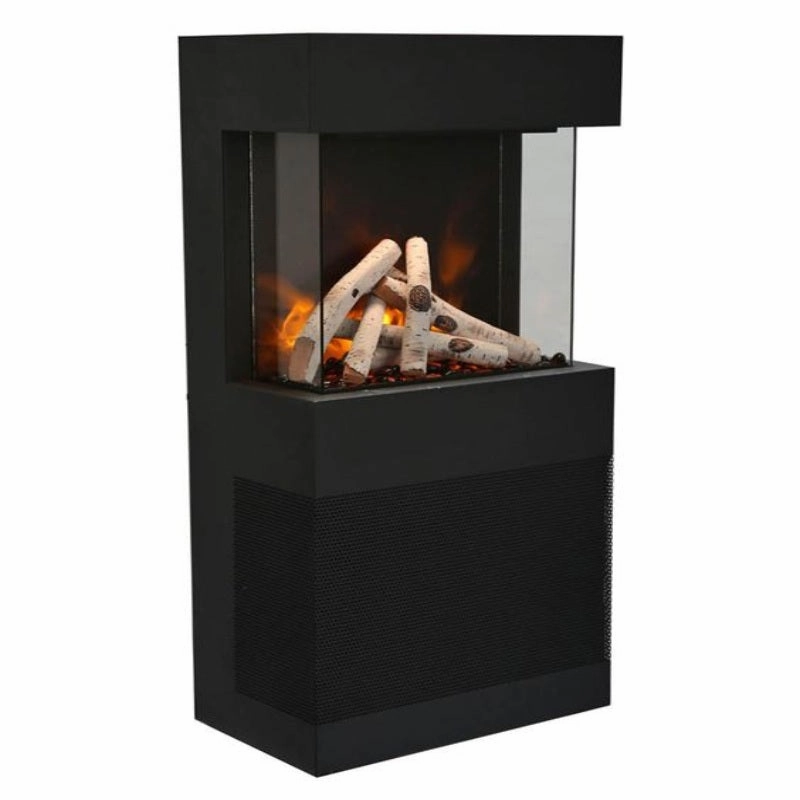 Amantii Cube 20 x 25 Free Standing or Wall Mount Electric Fireplace | CUBE-2025WM