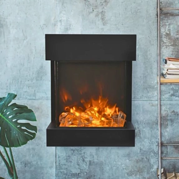 Amantii The Cube Freestanding Electric Fireplace