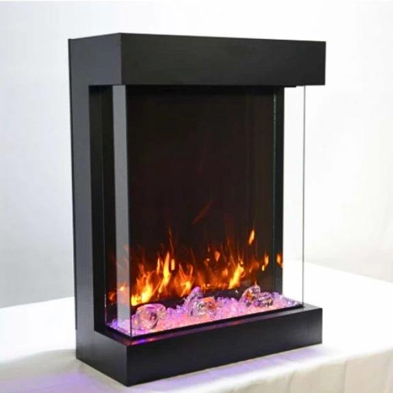 Amantii The Cube Freestanding Electric Fireplace