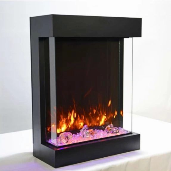 Amantii The Cube Freestanding Electric Fireplace