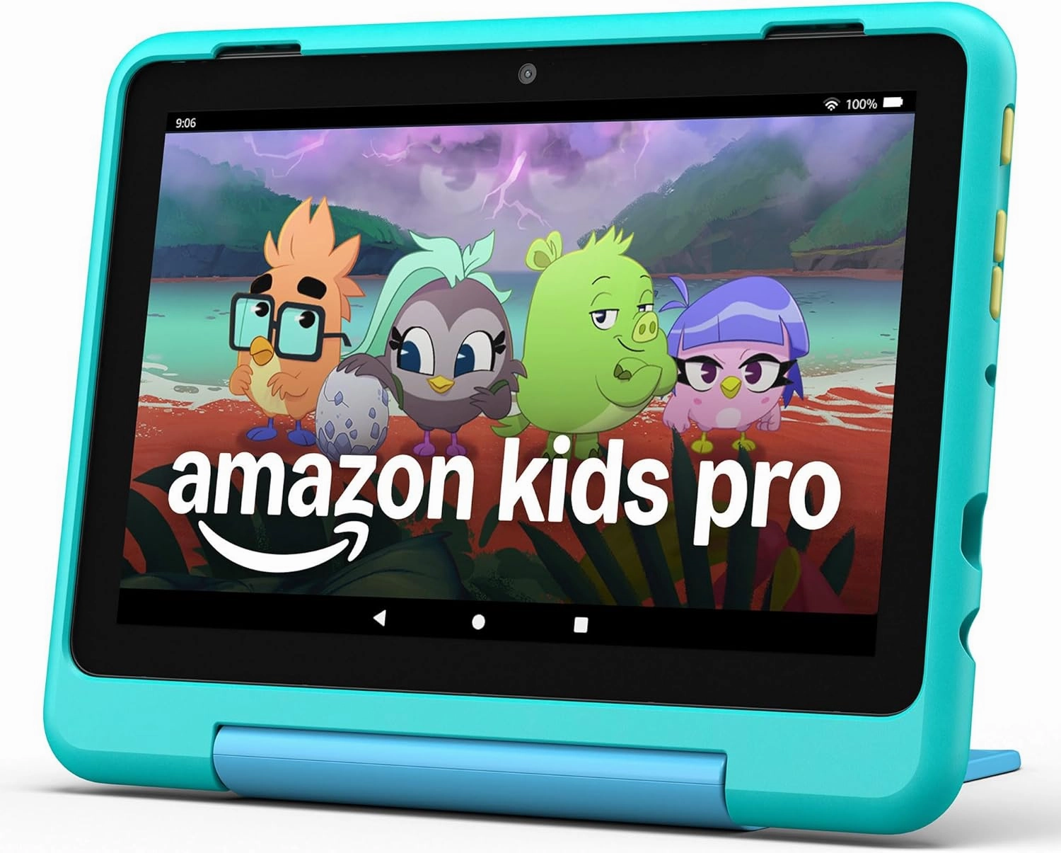 Amazon Fire HD 8 Kids Pro tablet, ages 6-12. Bright 8" HD screen, includes ad-free content, parental controls, 13-hr battery, slim case for older kids, 32GB, Discovery (2024 release)